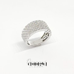[프리오더] 18K 천연다이아몬드 파베반지