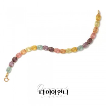[이태리 프리오더]18K GOLD 오벌 테니스 목걸이, 팔찌