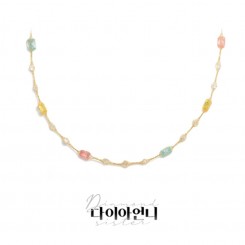 [이태리 프리오더]18K GOLD 스테이션 목걸이