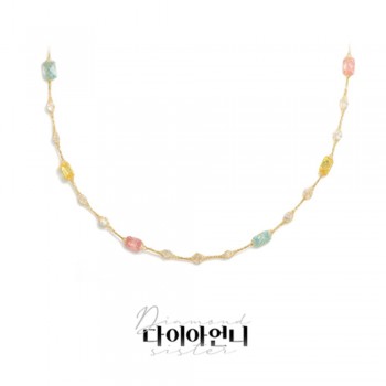 [이태리 프리오더]18K GOLD 스테이션 목걸이