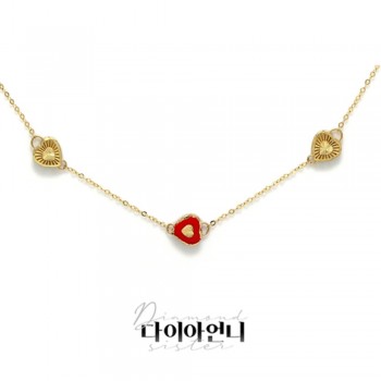 [이태리 프리오더] 18K GOLD 하트 목걸이