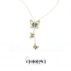[이태리 프리오더] 18K GOLD 나비 목걸이