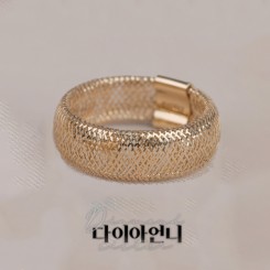 [이태리 프리오더] 18K GOLD 금사 반지