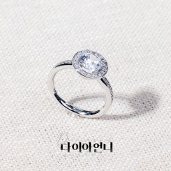 [다이아언니] 14K 모이사나이트 반지