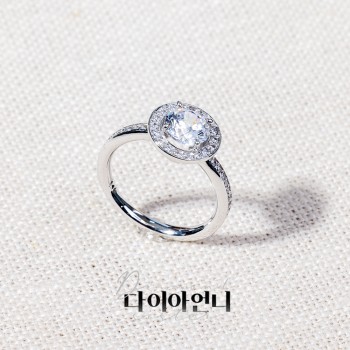 [다이아언니] 14K 모이사나이트 반지