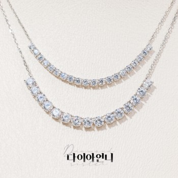 [다이아언니] 14K GOLD 테니스 목걸이
